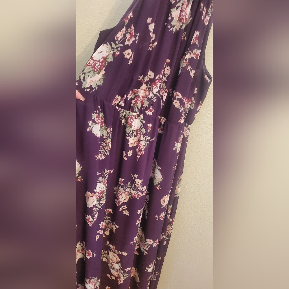Torrid Chiffon Maxi Dress Size 2/2x - Picture 2 of 8